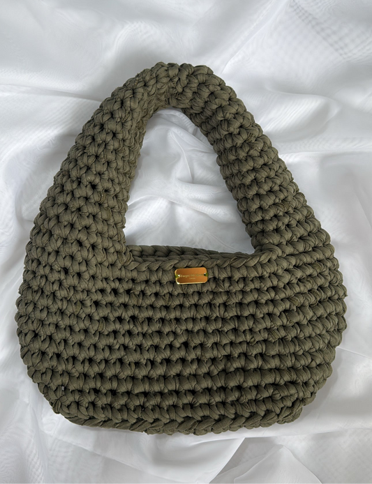 Khaki Egg Bag