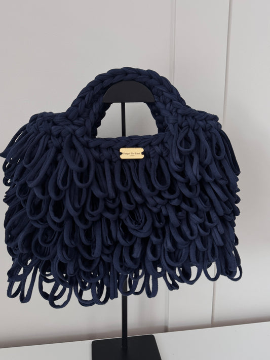 Navy Loopy Knot